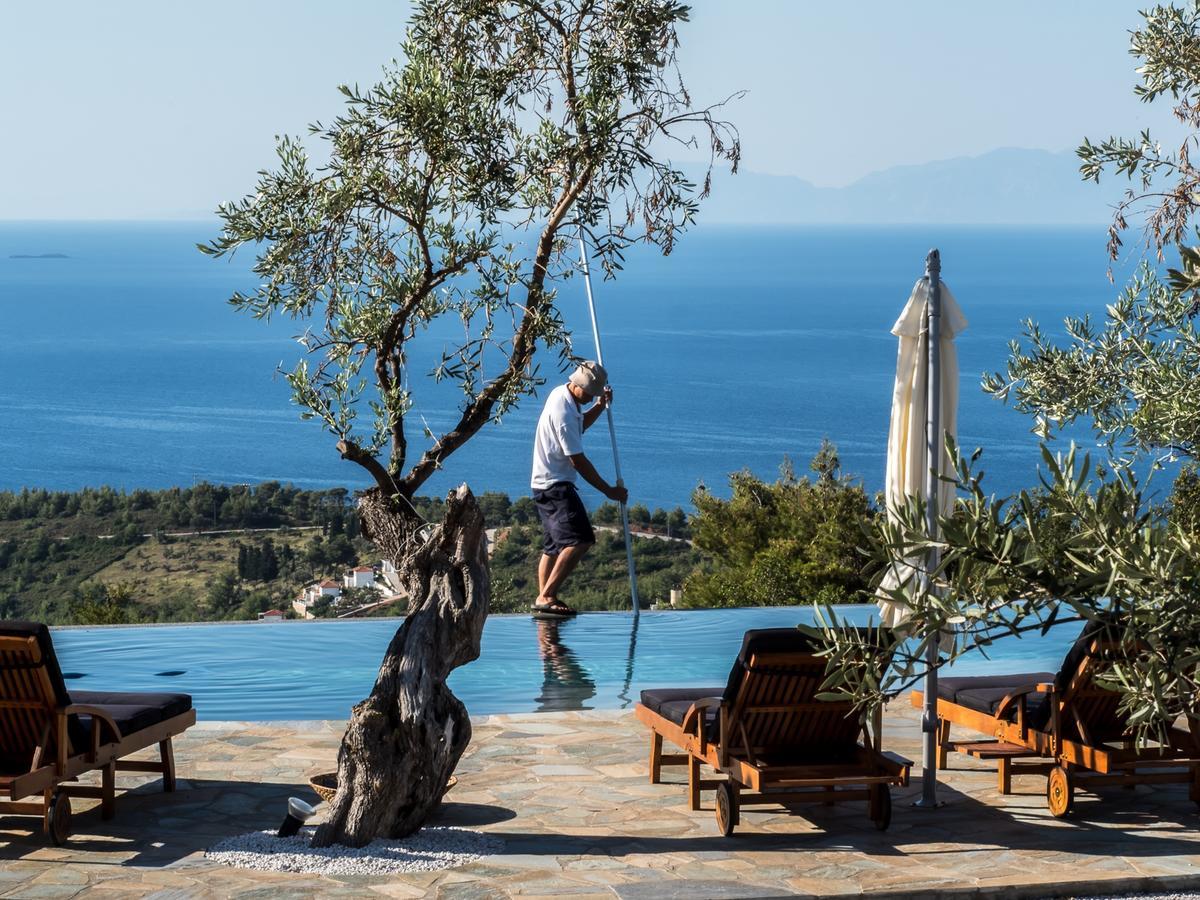 The Infinity 180 Luxury Suites Milia Eksteriør billede